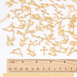 144Pcs Dipper Zinc Alloy Pendants&nbsp;PALLOY-OC0002-78G