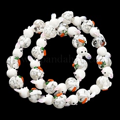 Handmade Lampwork Beads Strands&nbsp;LAMP-A005-02