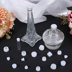 24Pcs 4 Style Silicone Bottle Seal Plug&nbsp;AJEW-GF0008-11C