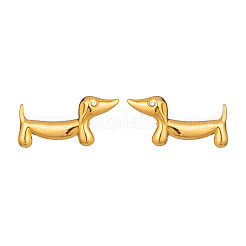 304 Stainless Steel Dog Stud Earrings for Women&nbsp;UX9475