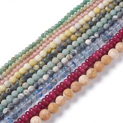 Natural Mixed Gemstone Beads Strands&nbsp;G-H245-05