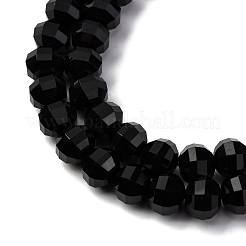 Natural Black Onyx Beads Strands&nbsp;G-P587-D15-03