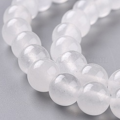 Natural White Jade Beads&nbsp;X-G-G766-B-38