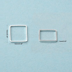 Square Brass Linking Rings&nbsp;X-EC03010mm-S