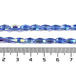 Electroplate Glass Beads Strands&nbsp;GLAA-Q101-03B-AB04