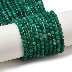 Natural Green Onyx Agate(Dyed & Heated) Beads Strands&nbsp;G-D347-A04-4mm