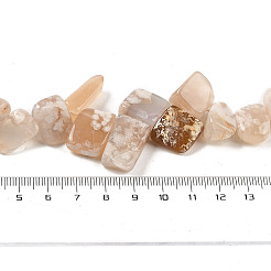 Natural Cherry Blossom Agate Beads Strands&nbsp;G-NH0010-F02-01