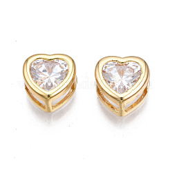 Brass Clear Cubic Zirconia Multi-Strand Links&nbsp;KK-N233-150