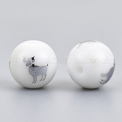 Electroplate Glass Beads&nbsp;EGLA-S178-11B-01