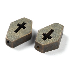 Printed Wood Beads&nbsp;WOOD-Z002-15D
