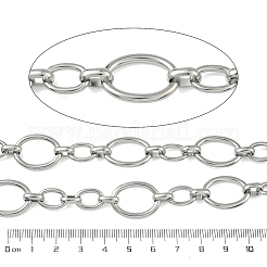 304 Stainless Steel Oval Link Chains&nbsp;CHS-P024-02P