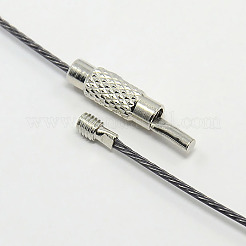 201 Stainless Steel Wire Necklace Cord&nbsp;TWIR-SW001-10