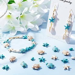6 Strands 6 Styles Synthetic Turquoise Beads Strands&nbsp;G-AR0005-46