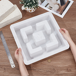 Plastic Block Mold DIY Casting Concrete Wall Decorative Brick Moulds&nbsp;SIMO-WH0002-06B