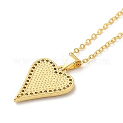 Brass Enamel with Rhinestone Pendant Necklace&nbsp;NJEW-Q320-01A-G