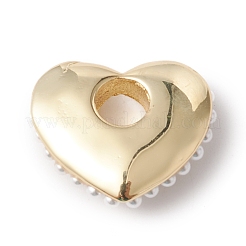 Eco-Friendly Rack Plating Brass European Beads&nbsp;KK-F835-16G
