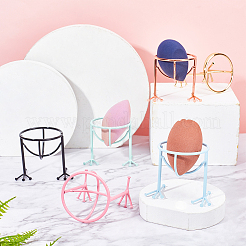 6Pcs 6 Colors Carbon Steel Beauty Sponge Blender Holder&nbsp;ODIS-GA0001-17
