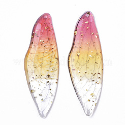 Transparent Epoxy Resin Big Pendants&nbsp;X1-RESI-T046-01