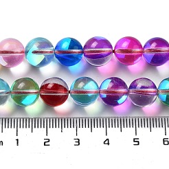 Synthetic Moonstone Beads Strands&nbsp;G-P528-J03-21