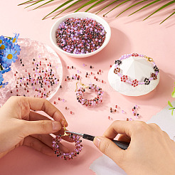 100G Transparent Glass Round Seed Beads&nbsp;SEED-TA0001-44B