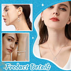 20Pcs 10 Styles 201 Stainless Steel Pendants&nbsp;STAS-WR0001-39