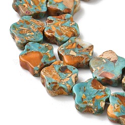 Dyed Synthetic Imperial Jasper Beads Strands&nbsp;G-D337-14mm-B03