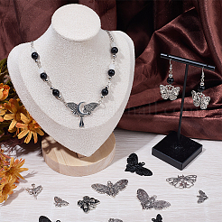 20Pcs 10 Styles Tibetan Style Alloy Pendants&nbsp;FIND-SC0021-44