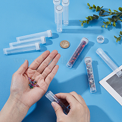 50Pcs Clear Graduated Tube Plastic Bead Containers&nbsp;CON-GA0001-27