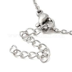 Non-Tarnish 306 Stainless Steel Pendant Necklace for Women&nbsp;LS-NJEW-Q772-01P-05