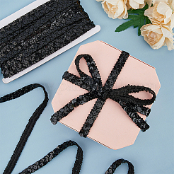 13M Polyester Lace Trims&nbsp;SRIB-WH0011-097A