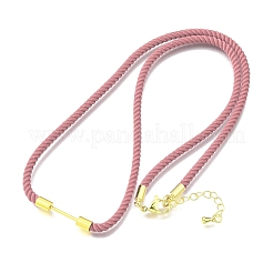3MM Round Nylon Milan Cord Necklaces Making&nbsp;NJEW-H091-01G