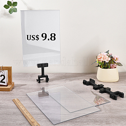 Rectangle Blank Acrylic Price Tags&nbsp;AJEW-WH0696-531B