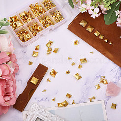 168 Sets 7 Styles Alloy Rivets Nails Set&nbsp;FIND-CA0010-77G
