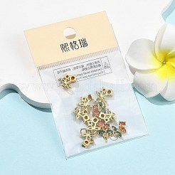 SHEGRACE Brass & Cubic Zirconia Charms&nbsp;XGRQ1R992-360G