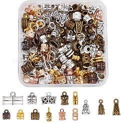 1Bag Tibetan Stylel Alloy Enhancer Shortener Bails&nbsp;FIND-BM0001-35