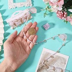 Handmade Resin Beaded Chains&nbsp;AJEW-WH0460-013G
