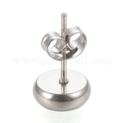 Non-Tarnish 304 Stainless Steel Stud Earring Settings&nbsp;STAS-K202-05B-P