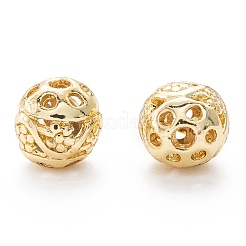 Alloy Hollow Beads&nbsp;X1-PALLOY-P238-14G-RS