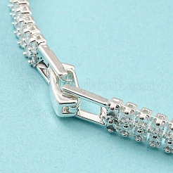 Rack Plating Brass Horse Eye Link Bracelet&nbsp;BJEW-Q771-07S