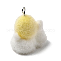 Easter Opaque Resin Pendants&nbsp;LS-RESI-F062-03E