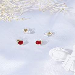 1Set Alloy Stud Earrings&nbsp;EJEW-LP0008-009