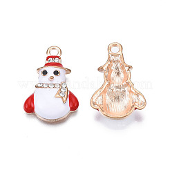 Christmas Alloy Enamel Pendants&nbsp;ENAM-Q442-44