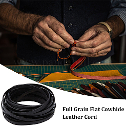 5M Flat Cowhide Leather Cord&nbsp;WL-GF0001-22A-01