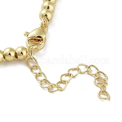 Brass Beaded Necklaces&nbsp;X-NJEW-L170-08D-G