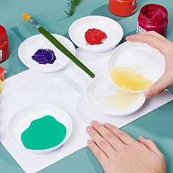 Plastic Paint Tray Palettes&nbsp;TOOL-WH0121-34
