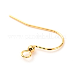 Brass Earring Hooks&nbsp;KK-F824-014G