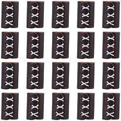 20Pcs PU Leather Cord Ends&nbsp;FIND-CL0002-36