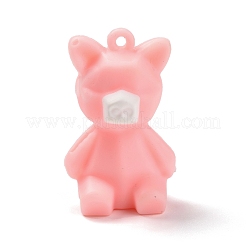 PVC Faceted Cartoon Pig Pendants&nbsp;FIND-B002-16