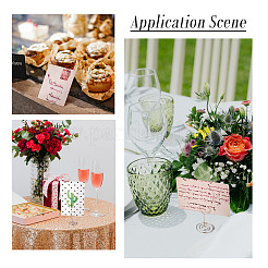 30Pcs 2 Styles Iron Name Card Holder&nbsp;ODIS-TA0001-09