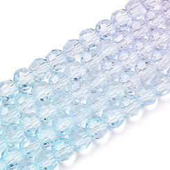 Transparent Glass Beads Strands&nbsp;GLAA-E036-07W